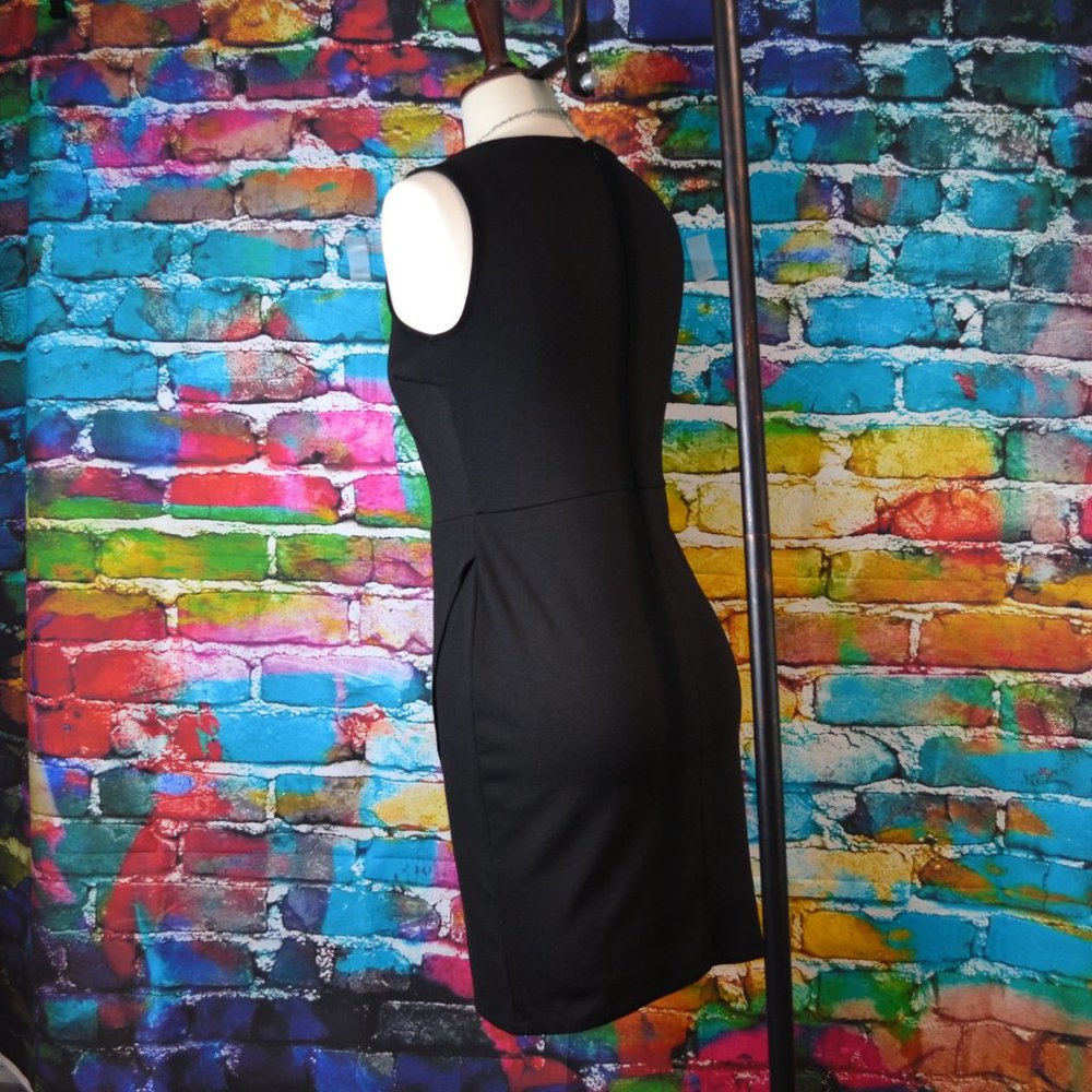Apt.9 Black Sleeveless A Line Dress Size 6 - Picture 8 of 11
